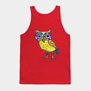 Rainbow Owl Tank Top